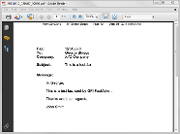 View faxes in the PDF viewer
