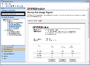 Weekly fax usage