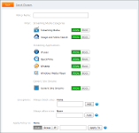 Settings - Streaming Media Policies