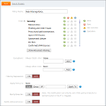 Settings - Web Filtering Policy